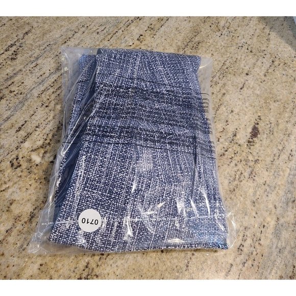 Lane Bryant Plus Size 26 "The Allie" Cropped Navy Tweed Look Stretch Sip Pockets - Picture 16 of 16